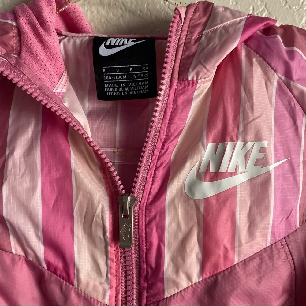 Nike Magic Flamingo Kids Pink with Stripe Rain Jacket